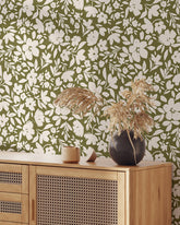 Green Boho Wallpaper